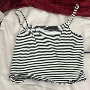 Striped crop top